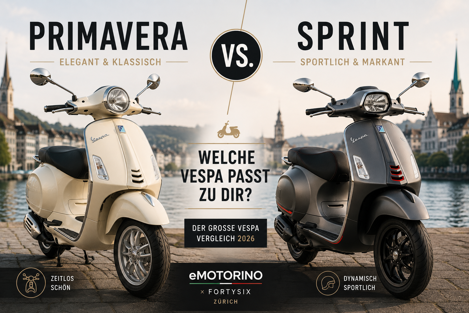 Vespa Primavera oder Sprint? Unterschiede & Vergleich 2026